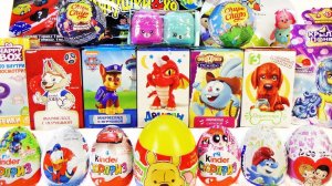 20 Киндер Сюрпризов, Unboxing Kinder Surprise ТАЧКИ 3, Щенячий патруль, ФИКСИКИ, Дисней, ПОНИ