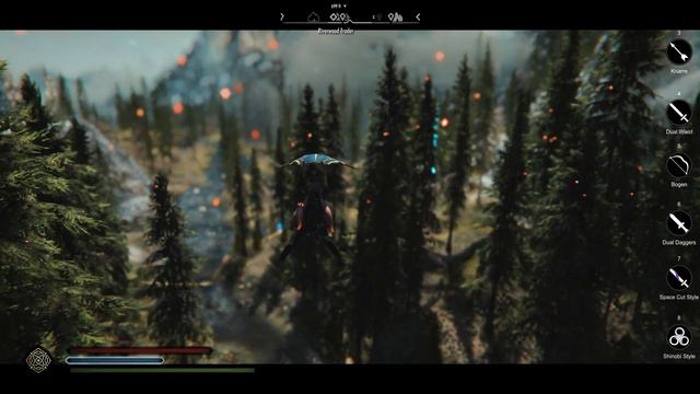 Skyrim SE The flying machine 3 .0 ( Audio mod for paraglider Alpha state) смотреть онлайн