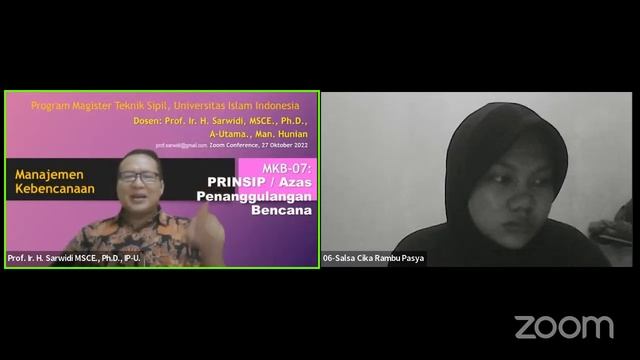 Prof Sarwidi MKB-07 - Manajemen Kebencanaan: Prinsip / Azas Penanggulangan Bencana смотреть онлайн
