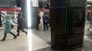 Поездка на Именном метропоезде Москва 2020 "БКЛ. Сердце московское метро" Савёловская - Савёловская