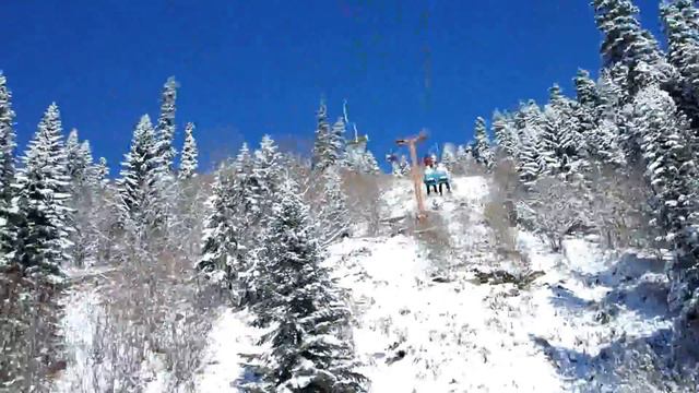 Домбай. Двухкресельный подьемник. Третья очередь смотреть онлайн