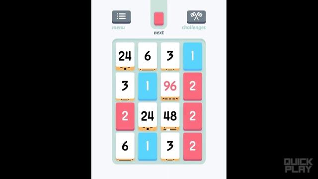 Quick Play - Threes - Gameplay of a Brilliant Math-Based Puzzle Game for the iOS смотреть онлайн