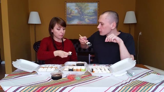 Крупные роллы от Крошки Енота| Оооочень много филадельфии смотреть онлайн