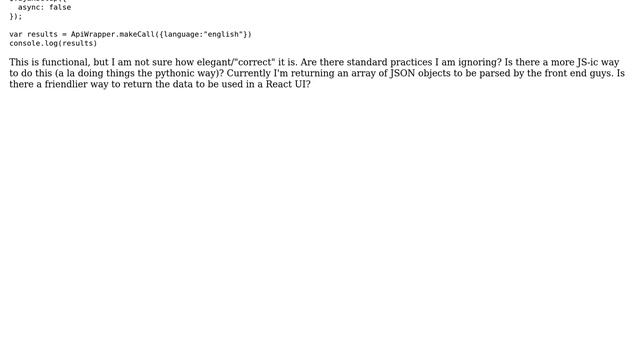 Sending calls to a RESTful API with jQuery and returning JSON objects to front end смотреть онлайн