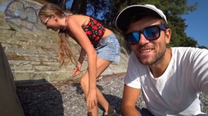 Отдых дикарем на Черном море в палатках, побережье Сочи Уч-Дере, день 1