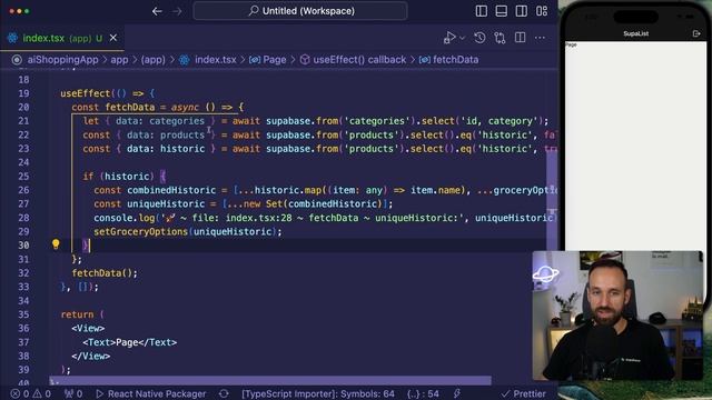 Build your own AI Shopping App with React Native and Supabase Vector смотреть онлайн