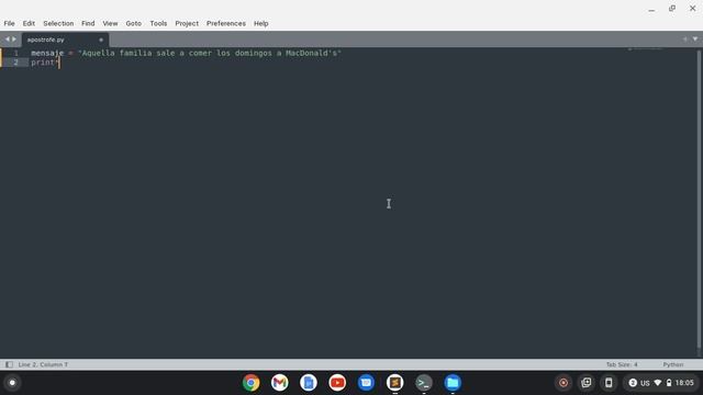 Evitando los errores de sintaxis en los Strings en Python смотреть онлайн