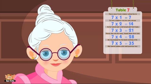 Multiplication Table Rhymes - Table 7 in Ultra HD (4K) смотреть онлайн