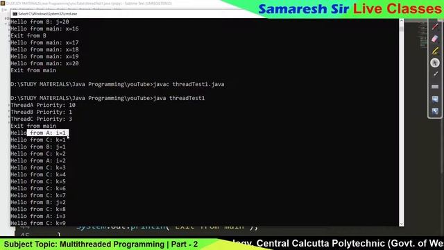 Thread Priority & Runable Interface| Multithreaded Programming | Part-2 | Java Programming | Bengal смотреть онлайн