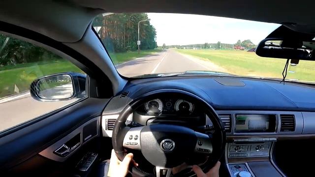 Jaguar XF X250 POV Test Drive @DRIVEWAVE1