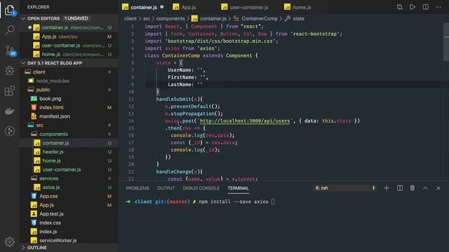 React Blog Application Part 4 #45 смотреть онлайн