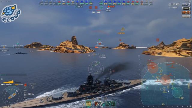 Großer Kurfürst в World of Warships. Обновил рекорд дамага на аккаунте: 371к:) смотреть онлайн