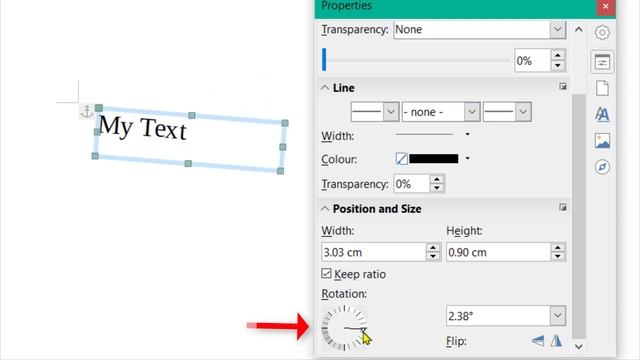 How to rotate a text box? in Writer - LibreOffice 6 [EN] смотреть онлайн