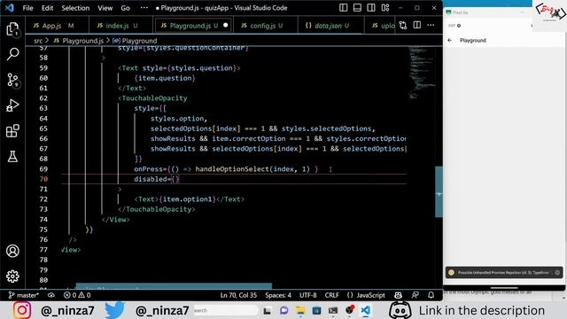 Part 2: How to Build a Quiz App with Firebase and React Native Expo | Full Tutorial with Demo #2 смотреть онлайн