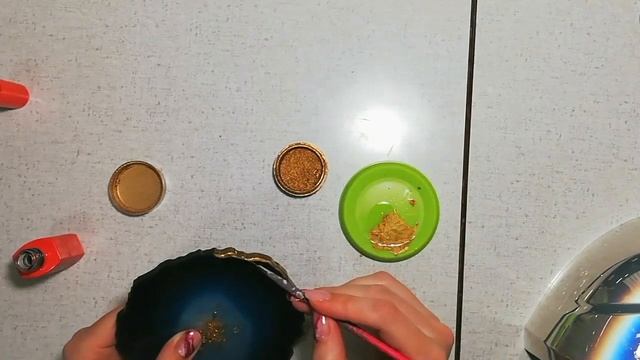 Костер из эпоксидной смолы | ЧАСТЬ 2 | Делаем золотую окантовку эксперементальным способом | Coaste смотреть онлайн