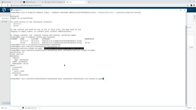 Create a StatefulSet with PodVMs in a Supervisor Cluster namespace in vSphere with Kubernetes смотреть онлайн