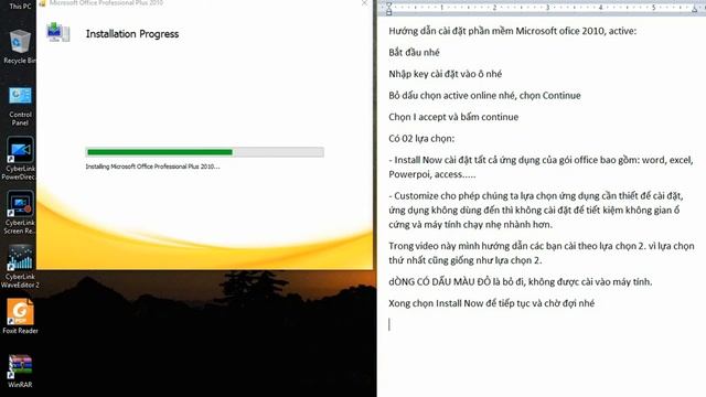 Hướng dẫn cài đặt, active office 2010 từ A đến Z смотреть онлайн