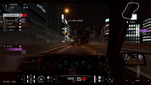 Gran Turismo® 7: P1 with a Takumi's Trueno - Clubman Cup Plus 550 : Tokyo Expressway смотреть онлайн