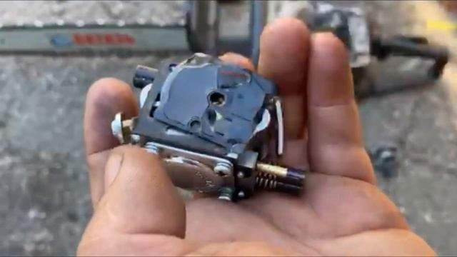 Бензопила заводится и глохнет,не развивает обороты