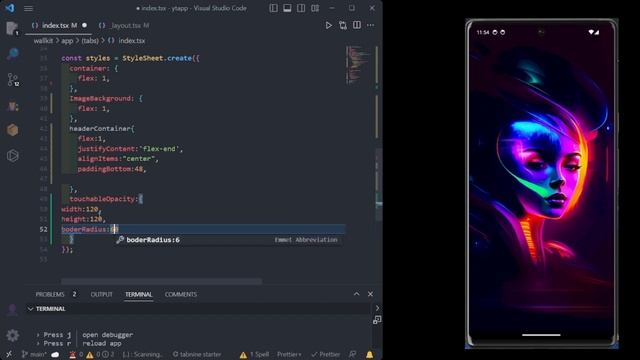 Part 1 : Fullstack Wallpaper App using Expo, TypeScript, and Sanity | New Project & Home Page Desig смотреть онлайн