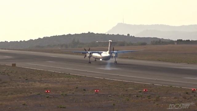 Croatia Airlines - Bombardier DHC-8-402 Q400 9A-CQD - Landing at Dubrovnik Airport LDDU/DBV