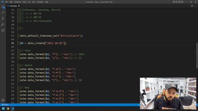 Learn PHP 8 In Arabic 2022 - #094 - Datetime Functions Part 3 – Date Format Part 2 смотреть онлайн