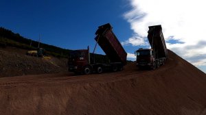 Работа водителем на самосвале!