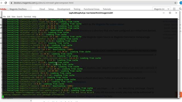 Magento 2 Download using composer and install via command line смотреть онлайн
