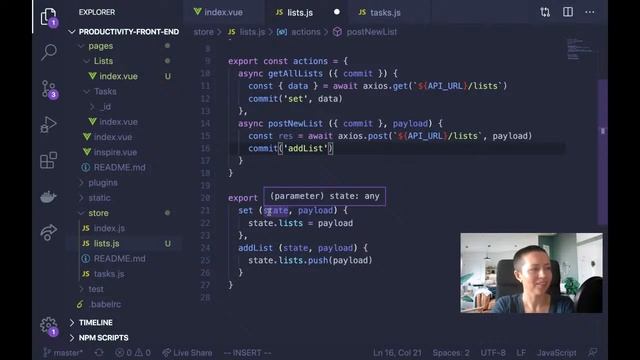 Live: List Components in Vue.js and Vuetify | Vue & Django Application смотреть онлайн