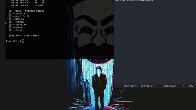 Fsociety или набор утилит для тестирования своей сети смотреть онлайн