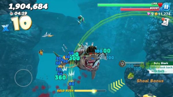 Hungry Shark World - Veteran Great White Unlocked - All 41 Sharks Unlocked Hack Gems Coins Mod