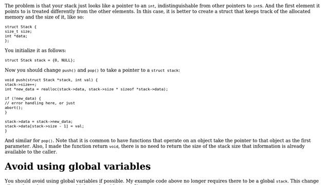 Code Review: Dynamic Array Based Stack in C (2 Solutions!!) смотреть онлайн
