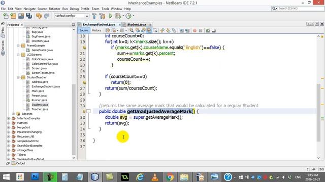 AP Computer Science 186 Inheritance Calling Methods From Super Class смотреть онлайн