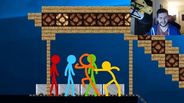 REACTING TO AMAZING ANIMATION Vs MINECRAFT!! - Redstone Vs Roller Coaster Minecraft Animations смотреть онлайн