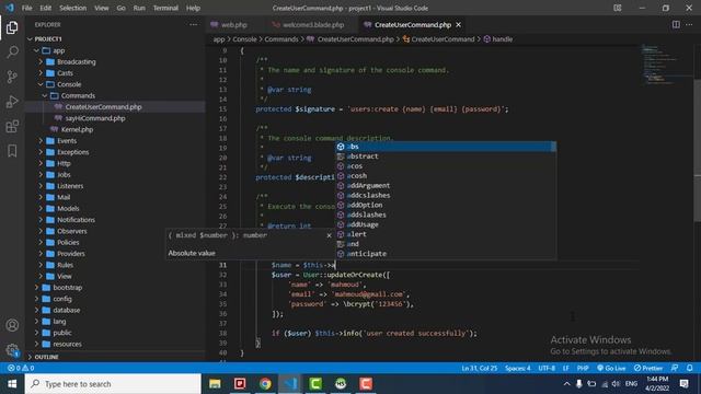 Laravel 9 create your artisan commands смотреть онлайн