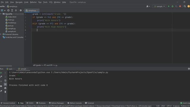 Evaluate grade of students using if else in python смотреть онлайн