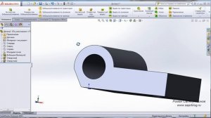 SolidWorks. Создание детали Корпус (резьба). Урок | Роман Саляхутдинов