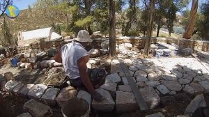 Дорожка из бутового камня. М/К. Часть 3. УКЛАДКА КАМНЯ