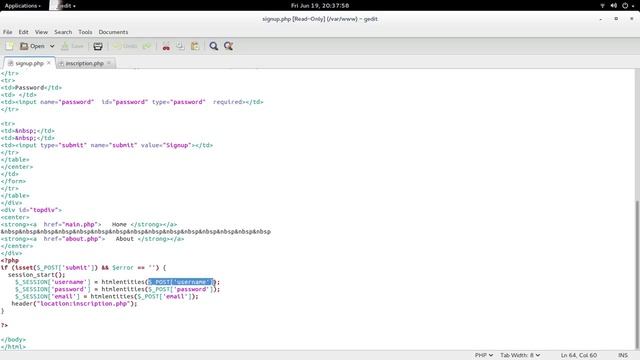 php tutorial:signup/register part2 add user to DB using mysqli смотреть онлайн