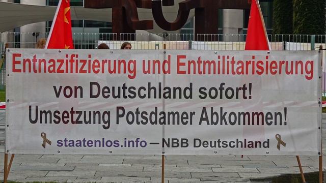 Eröffnung Kundgebung Für Die Entnazifizierung Von Deutschland GG139 - Berlin 27.07.2024!