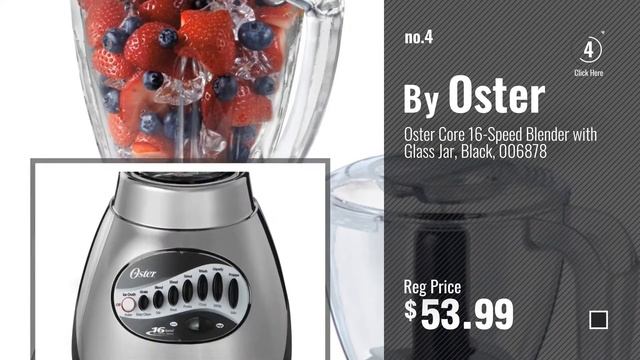 Top 10 Oster Glass Jar Blenders [2018]: Oster Reverse Crush Counterforms Blender, with 6-Cup Glass смотреть онлайн
