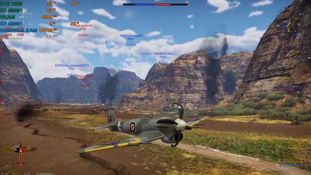 WAR THUNDER HP OMEN 15 RTX 2060 RYZEN 7 4800H смотреть онлайн