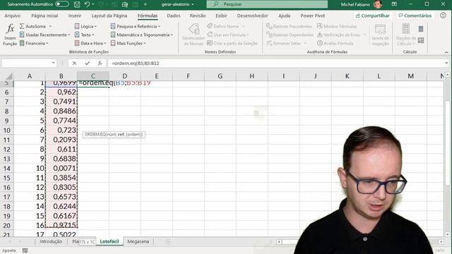 Como Gerar Combinações Aleatórias de Números no Excel смотреть онлайн