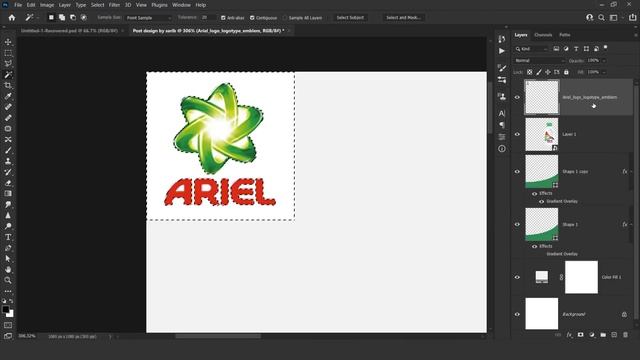 Photoshop Tutorial - Post design in photoshop | E-commerce product banner design #photoshop смотреть онлайн