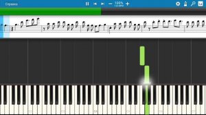 Лунтик из титров | Туториал на пианино | Synthesia [Piano Tutorial Easy]