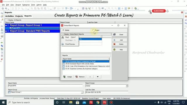 Create Reports in Primavera P6 (Watch & Learn) смотреть онлайн