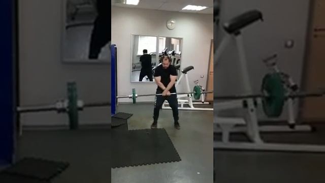 "Рывок Купера" с виса (руки крест-накрест на грифе) - 65 кг. Cross-hand snatch from hang - 65 kg. смотреть онлайн