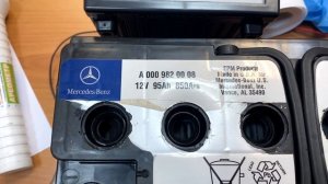 Снятие и востановление АКБ Мерседес ML350