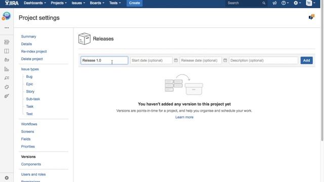 JIRA Tutorial #35 - How to add Version or Release in JIRA Software смотреть онлайн