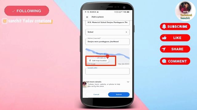Google Map me Ghar ka location kaise dale || How to add location in Google map 2023 || смотреть онлайн
